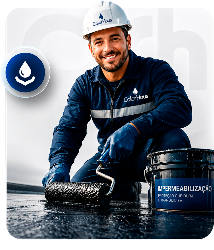Colaborador ColorHaus em ação